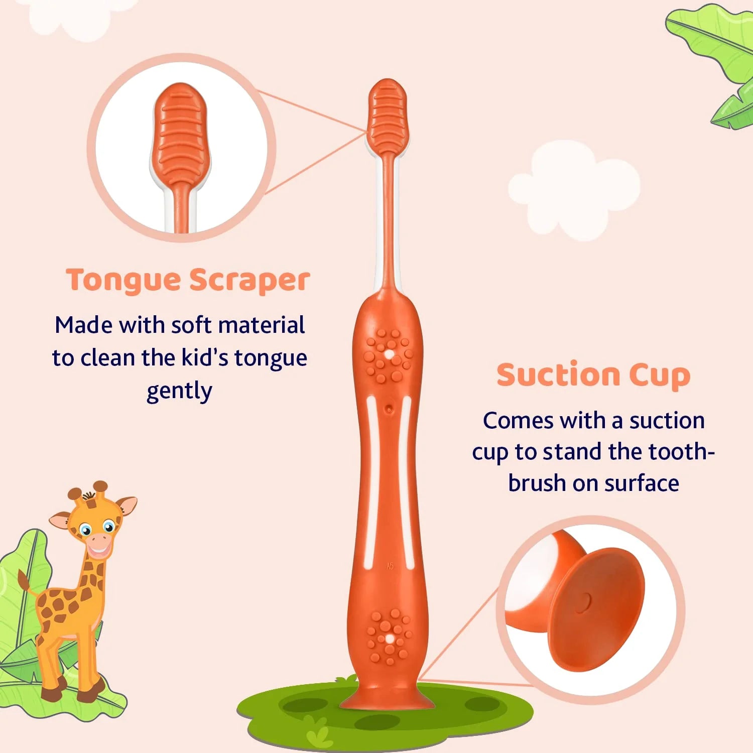Chicco Toothbrush Orange 3Y to 8Y