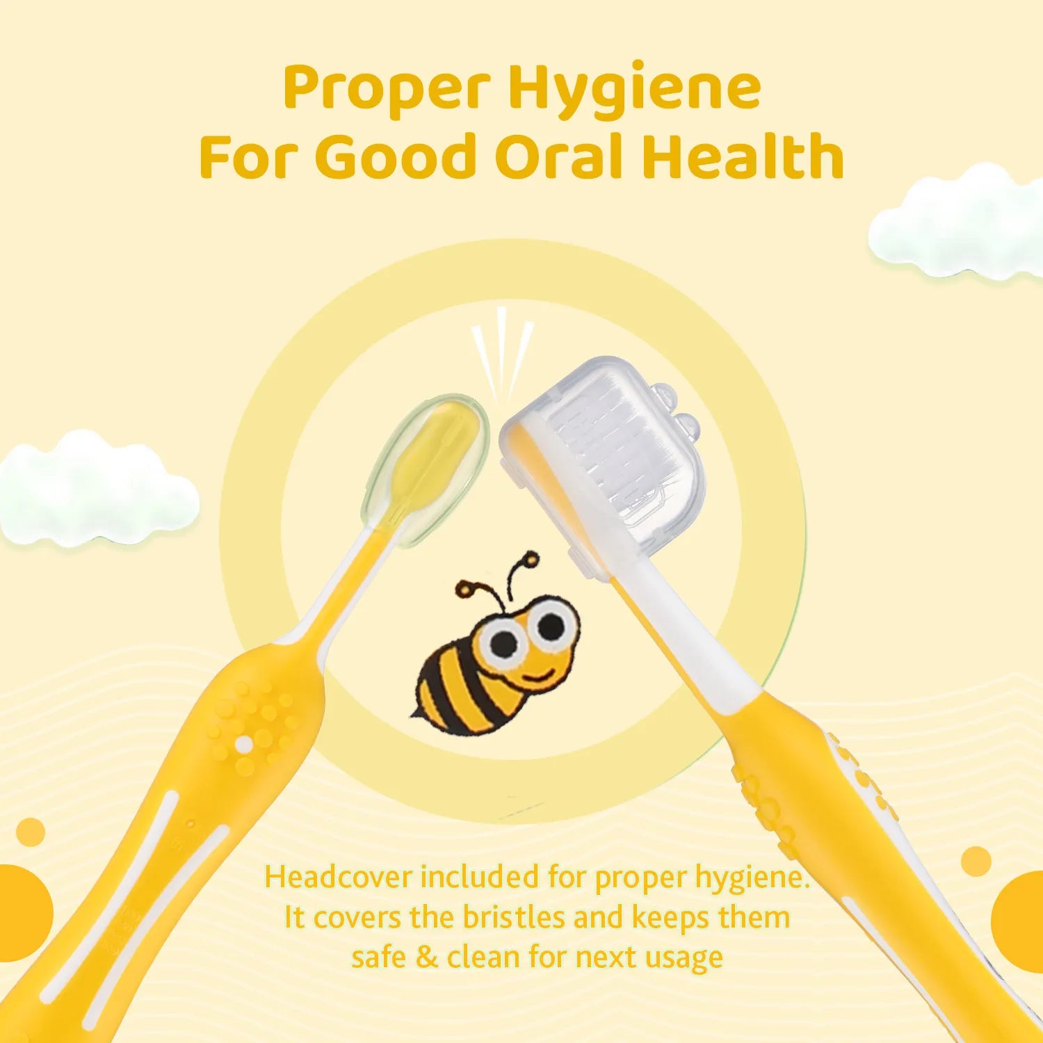 Chicco Toothbrush Yellow 6M to 36M