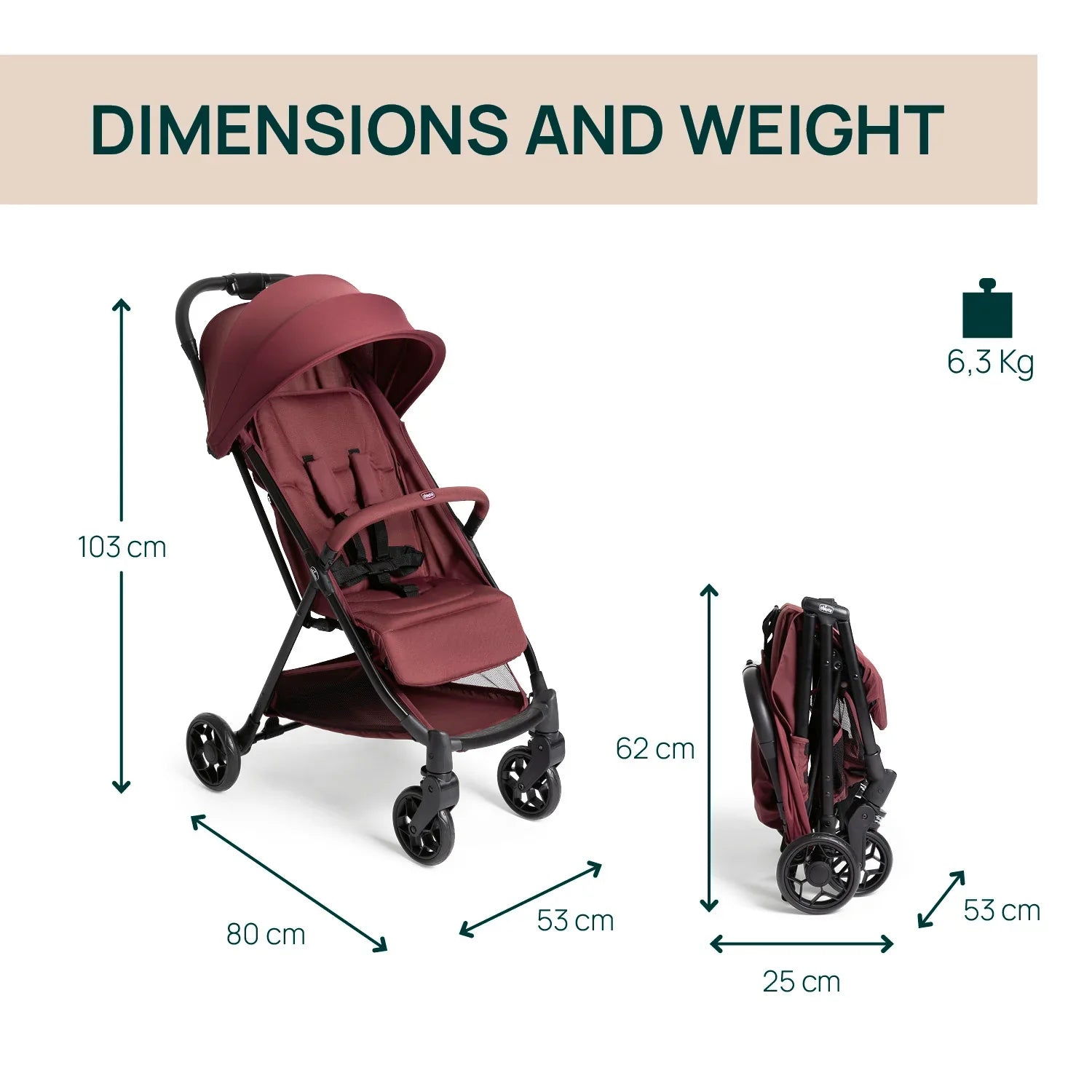 chicco Urbino Ruby Stroller
