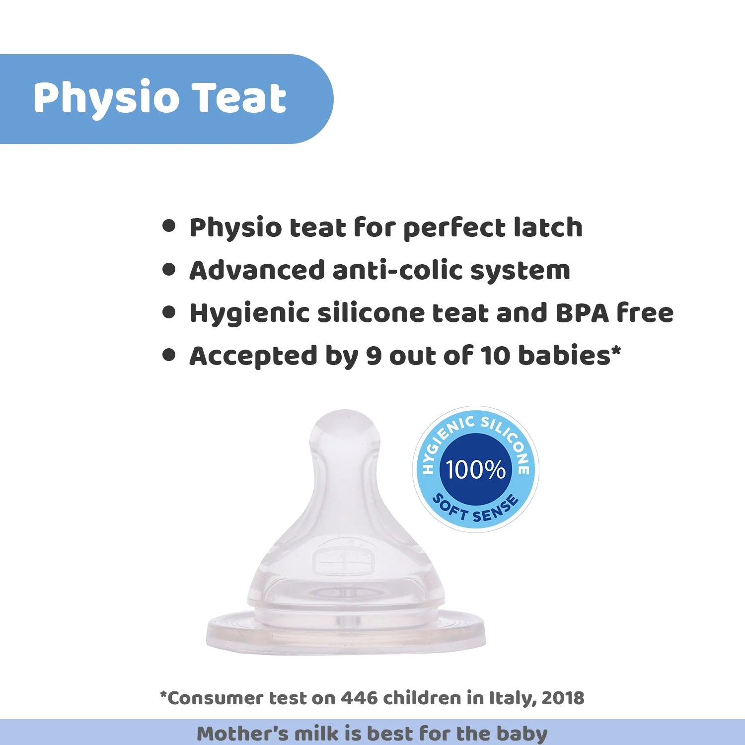 Chicco Well Being Medium Flow Baby Bottle 250ml 2M+ Pink