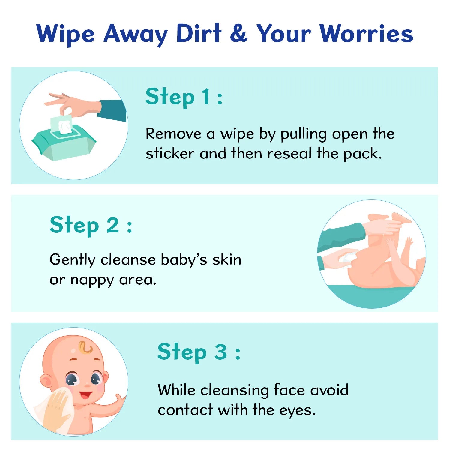 Chicco Wet Wipes Sticker Pack of 3  216 Pcs