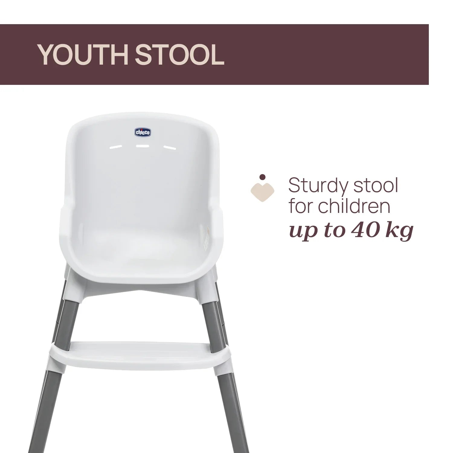 Chicco Zest Highchair Moon Grey