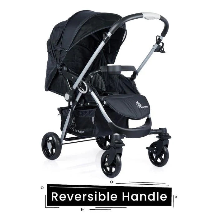R for Rabbit Chocolate Ride Travel System Easy To Fold, Reversible Handle, Easy Attachment Of Infant Car Seat