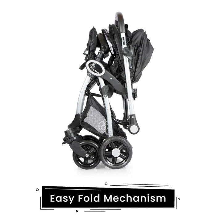 R for Rabbit Chocolate Ride Travel System Easy To Fold, Reversible Handle, Easy Attachment Of Infant Car Seat