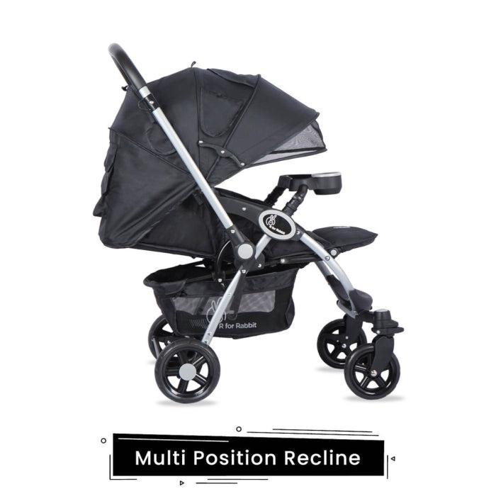 Chocolate Ride Travel System Kids Stroller Easy To Fold, Reversible Handle, Easy Attachment Of Infant Car-Seat