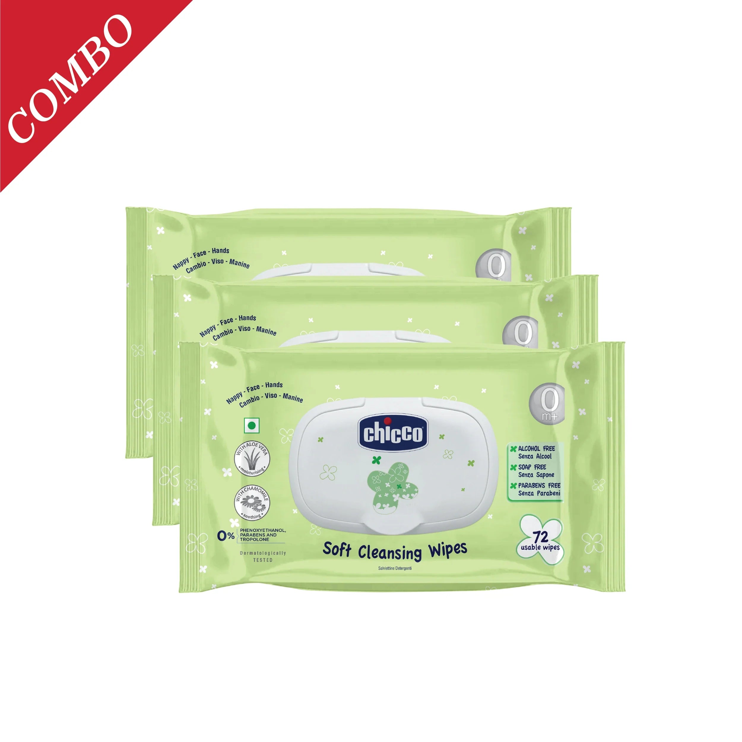 chicco Combo  Baby Moments Body Lotion 200 ml & Baby Cream 50 ml