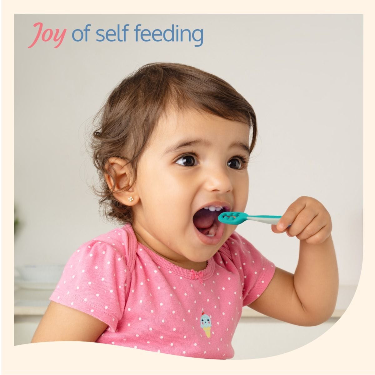 LuvLap Yum Yum Weaning Pre-Spoon Set