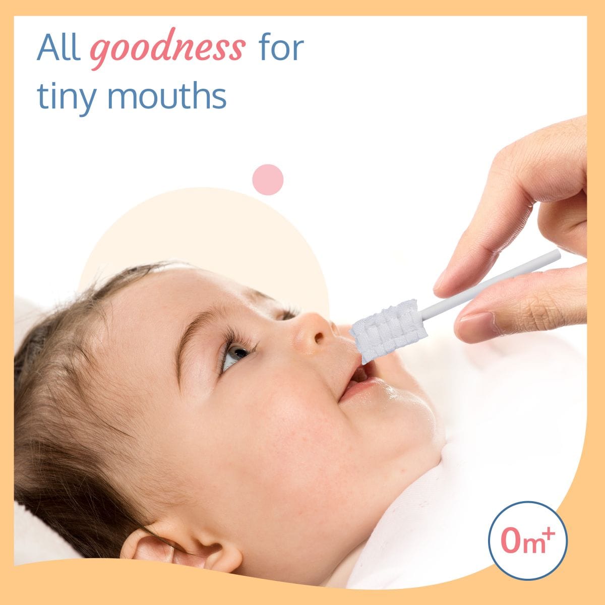 LuvLap 40Pcs Oral Care Disposable Mouth Swabs