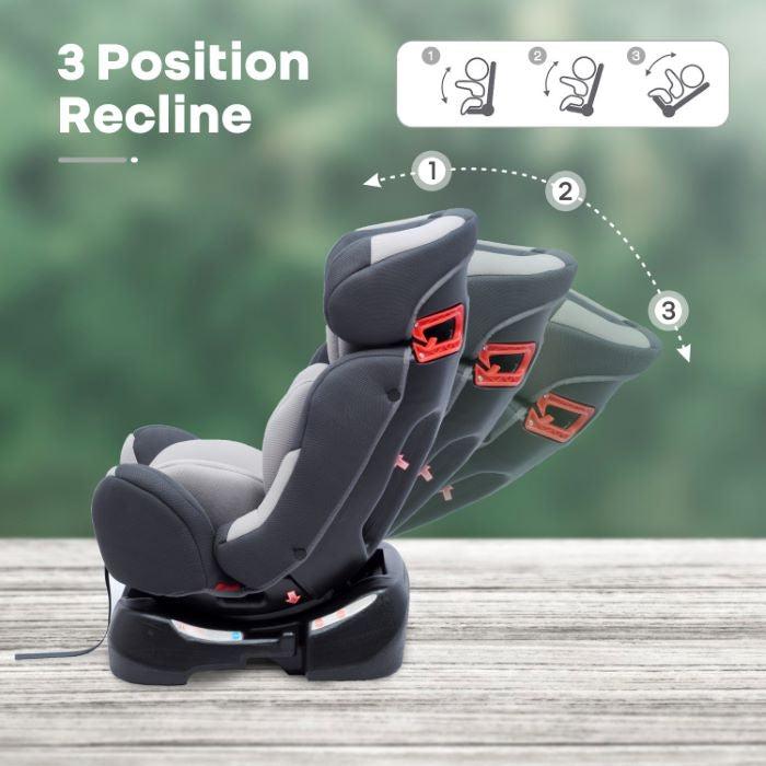R for Rabbit Jack N Jill Grand Baby Car Seat for 0 to 7 Years, 3 Position Recline, 5-Point Safety Harness, Washable Seat Cushion, Certified Safety