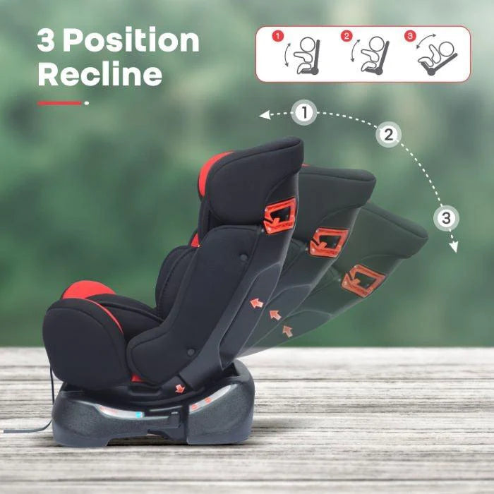 R for Rabbit Jack N Jill Grand Baby Car Seat for 0 to 7 Years, 3 Position Recline, 5-Point Safety Harness, Washable Seat Cushion, Certified Safety