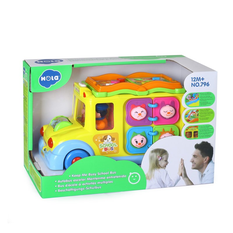 Hola Keep Me Busy School Bus Learning