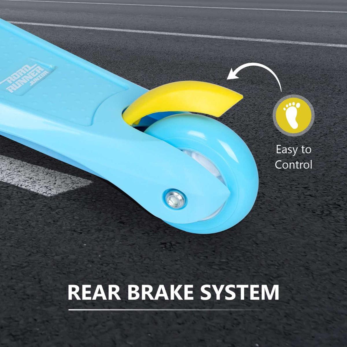 R for Rabbit Road Runner Junior Scooter - 3 Level Height Adjustment, Anti Slip Deck