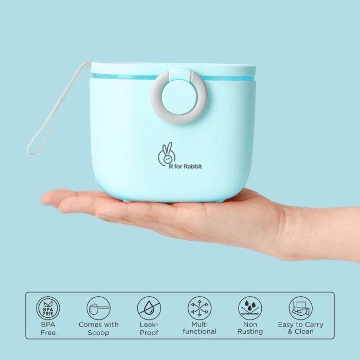 R for Rabbit First Feed Box with Scoop, BPA Free, Leak Proof