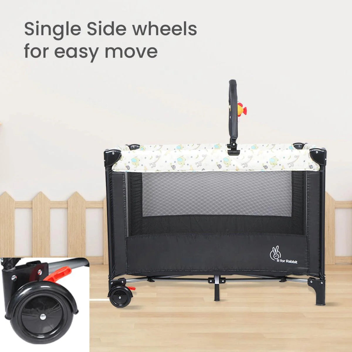 R for Rabbit Hide and Seek Elite Baby Cot Bed