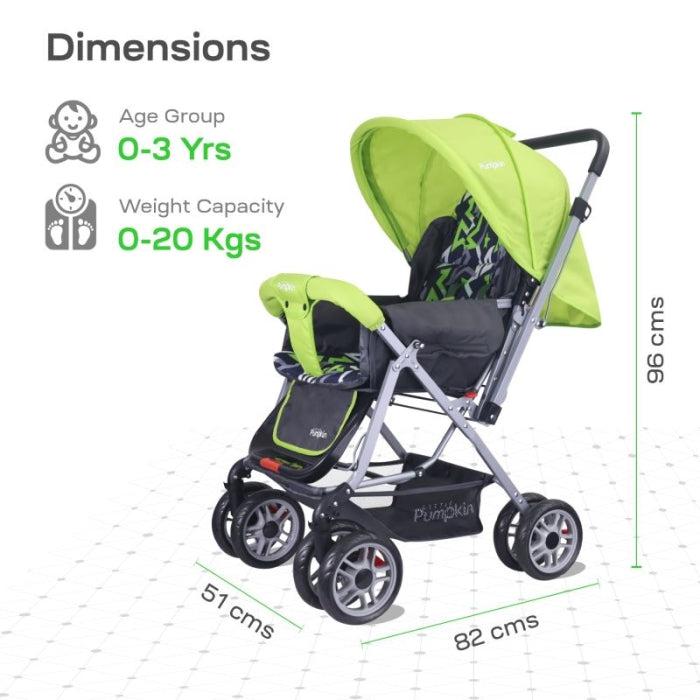 Kiddie Kingdom Baby Stroller With Personalized Name Plate